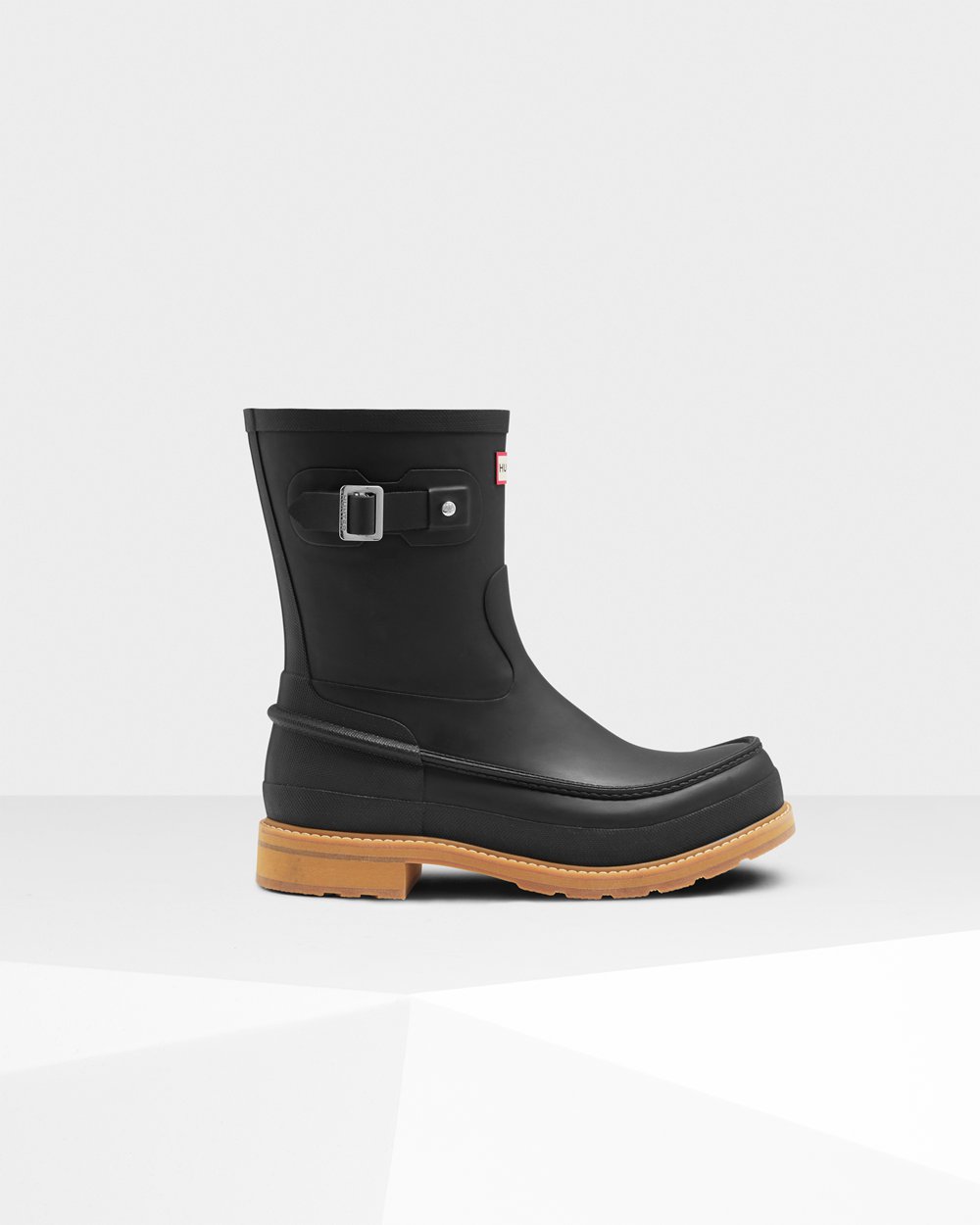 Galochas Curtas Hunter Homem Pretas - Original Moc Toe - 82SWJYNPU